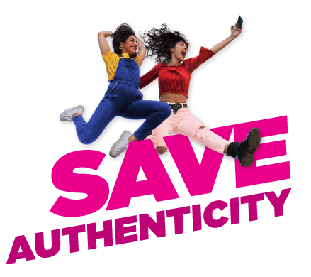 #SAVE AUTHENTICITY
